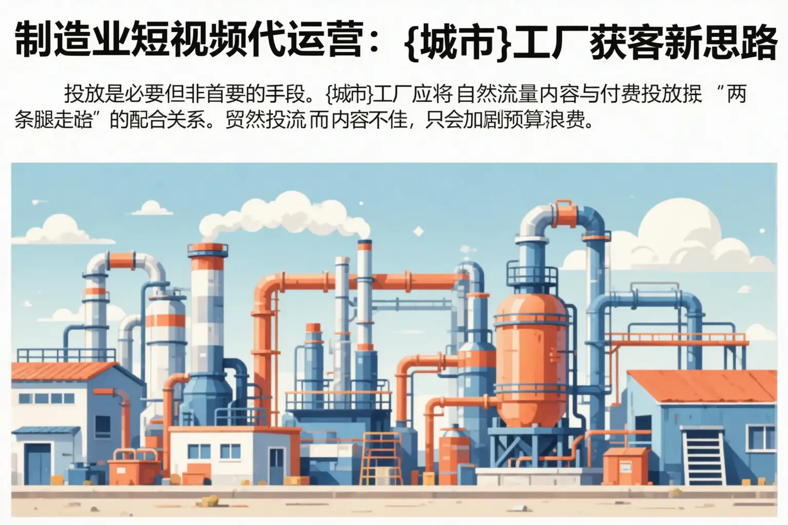 制造业短视频代运营:龙亭工厂获客新思路